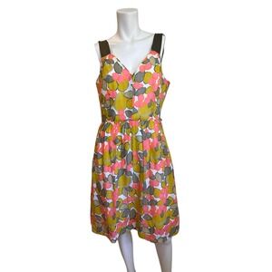 Milly New York Multicolored Swiss Dot Tank Summer Dress sz 10